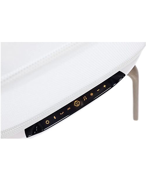 Graco Eluma Nest - Luna - Smart Crib with Automatic Motion and Soothing Sounds Next To Me Cribs