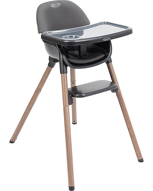 Graco Presti 3-in-1 High Chair - Charcoal - from 6 months to 6 years High Chairs