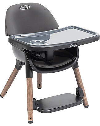 Graco Presti 3-in-1 High Chair - Charcoal - from 6 months to 6 years High Chairs