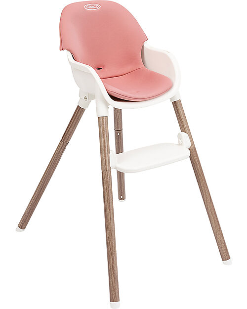 Graco Presti 3-in-1 High Chair - Dusty Rose - from 6 months to 6 years High Chairs