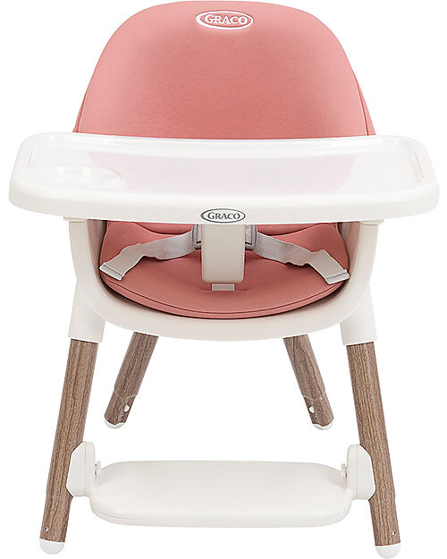Graco Presti 3-in-1 High Chair - Dusty Rose - from 6 months to 6 years High Chairs