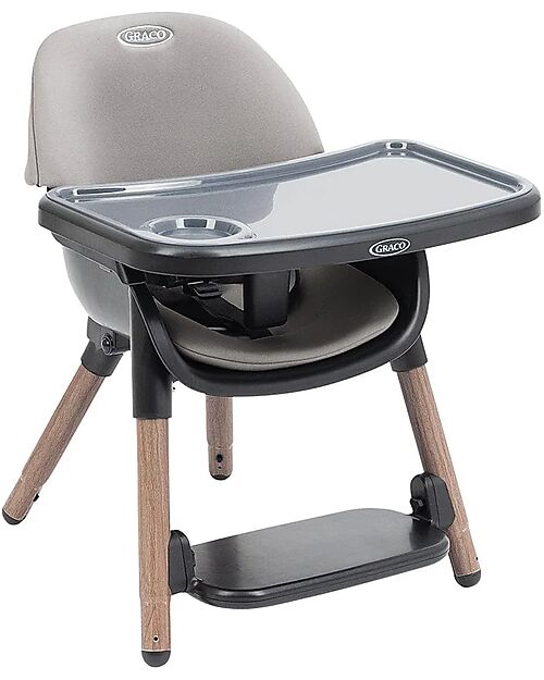 Graco Presti 3-in-1 High Chair - Steeple Grey - from 6 months to 6 years High Chairs
