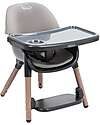 Graco Presti 3-in-1 High Chair - Steeple Grey - from 6 months to 6 years High Chairs