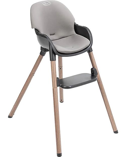 Graco Presti 3-in-1 High Chair - Steeple Grey - from 6 months to 6 years High Chairs