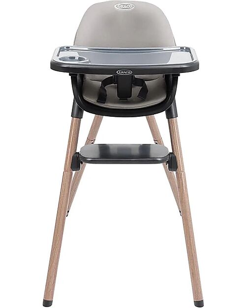 Graco Presti 3-in-1 High Chair - Steeple Grey - from 6 months to 6 years High Chairs