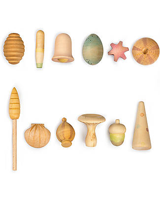 Grapat 12 Elements of Nature - Wonders - Sustainable Wood Montessori Toys
