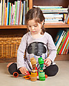 Grapat Aguamarina Autumn: Nins + Mates + Coins + Rings - Sustainable Wood Montessori Toys