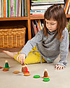 Grapat Aguamarina Autumn: Nins + Mates + Coins + Rings - Sustainable Wood Montessori Toys