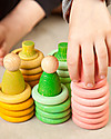 Grapat Aguamarina Spring: Nins + Mates + Coins + Rings - Sustainable Wood Montessori Toys
