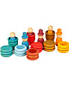 Grapat Aguamarina Summer: Nins + Mates + Coins + Rings - Sustainable Wood Montessori Toys
