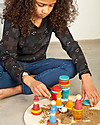 Grapat Aguamarina Summer: Nins + Mates + Coins + Rings - Sustainable Wood Montessori Toys