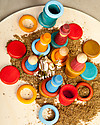Grapat Aguamarina Summer: Nins + Mates + Coins + Rings - Sustainable Wood Montessori Toys