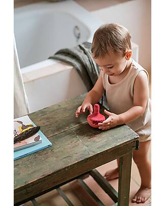 Grapat Chill Pink Bird Spinning Top - Sustainable Wood Montessori Toys