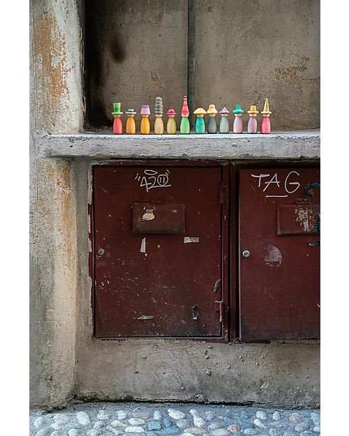 Grapat Fancy Omini - 12 Interchangeable Nins - Sustainable Wood Montessori Toys