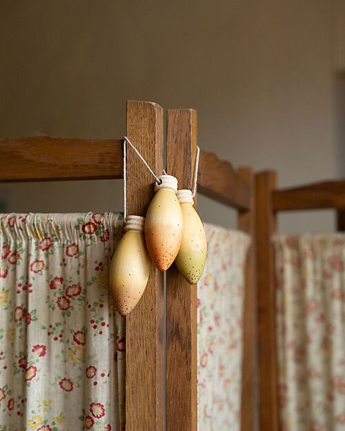 Grapat Glow Lamps Christmas Ornament - 3 Pieces - Sustainable Wood Advent Calendars