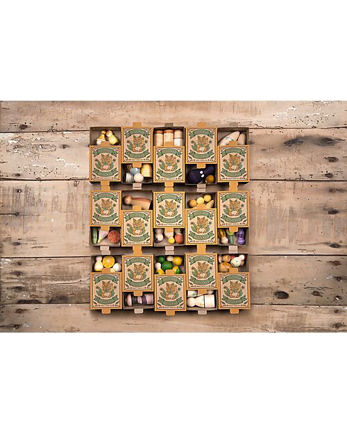 Grapat Lucky Lucky Surprise Box - Third Edition - 15 Sustainable Wooden Sets Montessori Toys