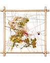 Grapat Nature and Memory Frame - 4 Sticks a Ball of Hemp Thread - Sustainable Wood Montessori Toys