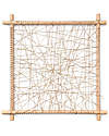 Grapat Nature and Memory Frame - 4 Sticks a Ball of Hemp Thread - Sustainable Wood Montessori Toys