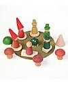 Grapat Nins of the Forest - Rainbow Colour - Sustanable Wood Montessori Toys