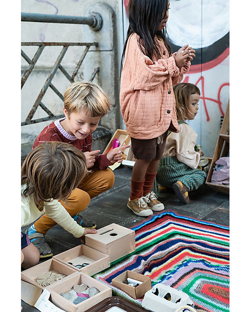 Grapat Permanence Box - Natural - Ideal for Tidying Up Games - Sustainable Wood Montessori Toys