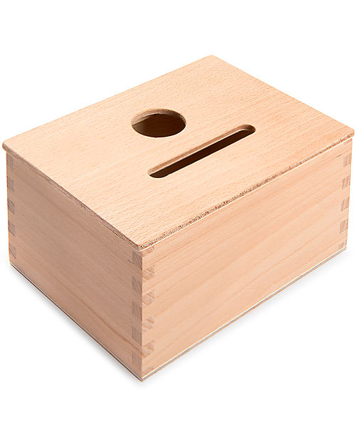 Grapat Permanence Box - Natural - Ideal for Tidying Up Games - Sustainable Wood Montessori Toys