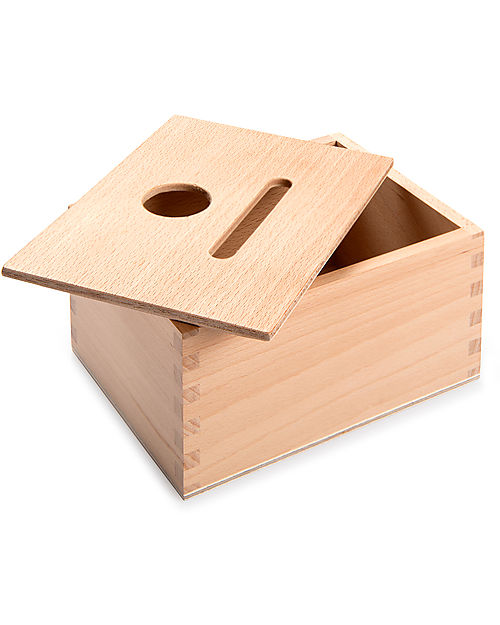 Grapat Permanence Box - Natural - Ideal for Tidying Up Games - Sustainable Wood Montessori Toys