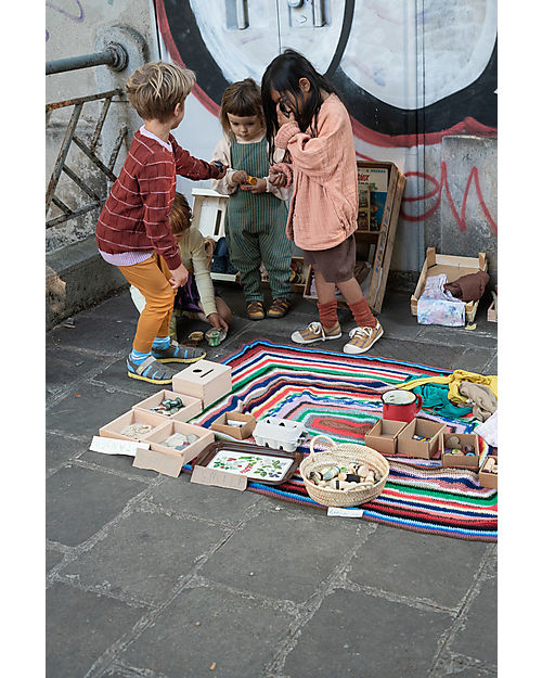 Grapat Permanence Box - Natural - Ideal for Tidying Up Games - Sustainable Wood Montessori Toys