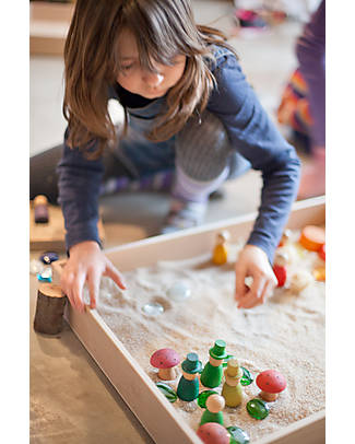 Grapat Play Box - Natural - Sustainable Wood - Display the 4 Elements of Nature Montessori Toys