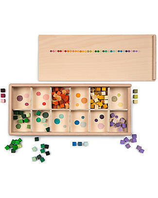 Grapat Set Mis and Match - 400+ small cubes - Sustainable Wood Montessori Toys