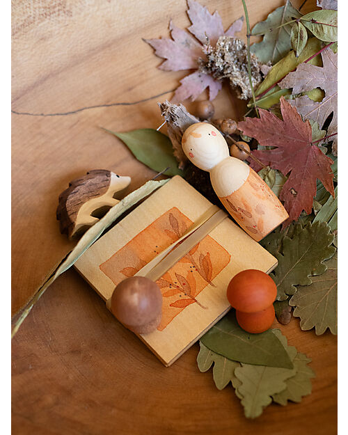 Grapat Set Wooden Figures - Hello Autumn - Sustainable Wood Montessori Toys