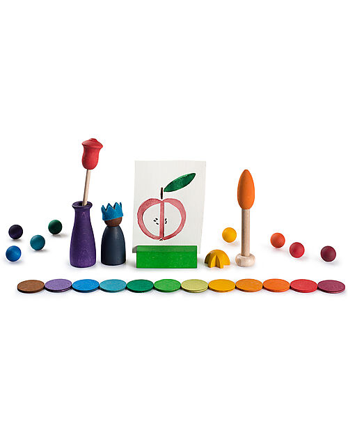 Grapat Set Your Day - 31 pieces - Multicolor - Sustainable Wood Montessori Toys