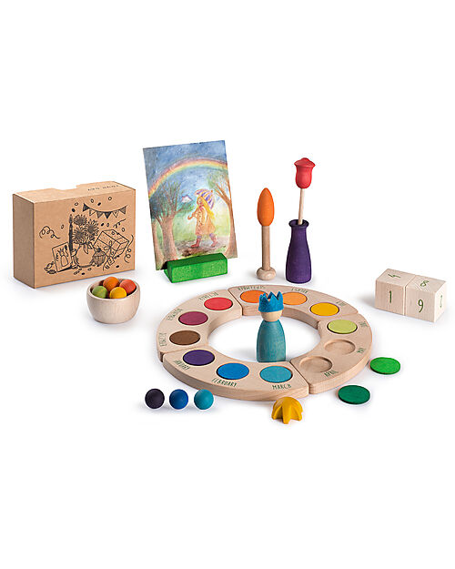 Grapat Set Your Day - 31 pieces - Multicolor - Sustainable Wood Montessori Toys