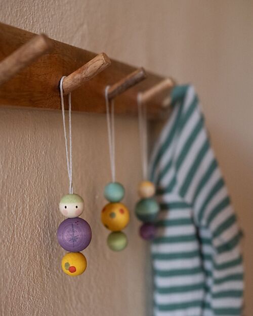 Grapat Snowy Buddy Christmas Ornament - 3 Pieces - Sustainable Wood Advent Calendars