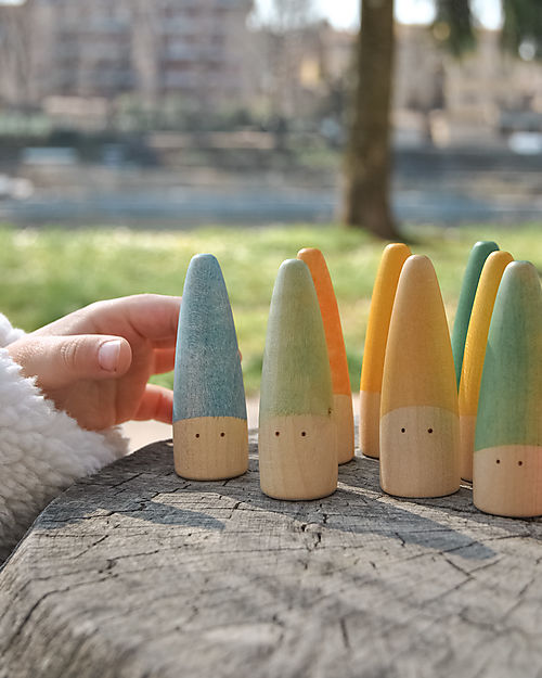 Grapat Sticks - Six Colours - Sustainable Wood Montessori Toys