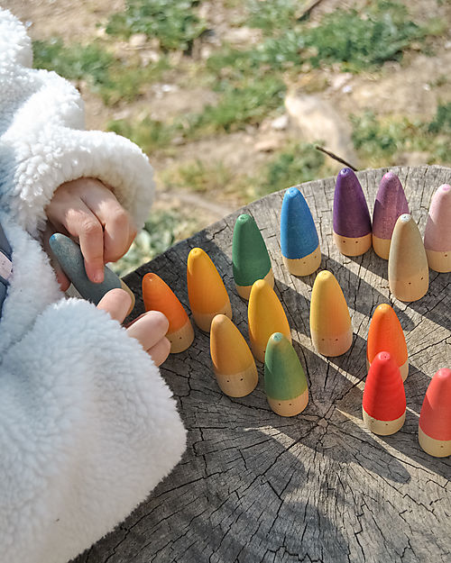 Grapat Sticks - Six Colours - Sustainable Wood Montessori Toys