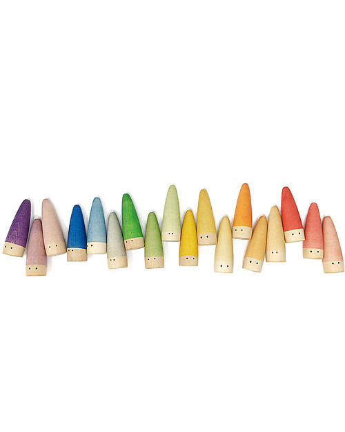 Grapat Sticks - Six Colours - Sustainable Wood Montessori Toys
