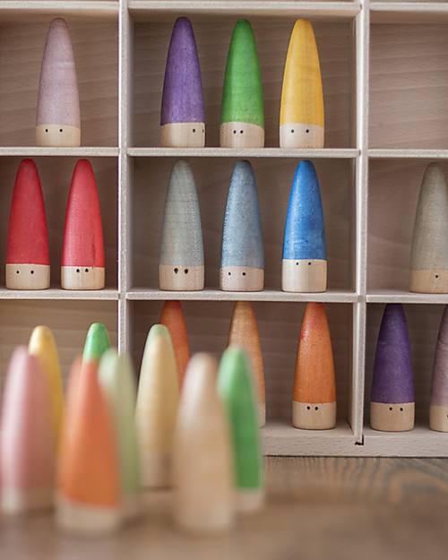 Grapat Sticks - Six Colours - Sustainable Wood Montessori Toys