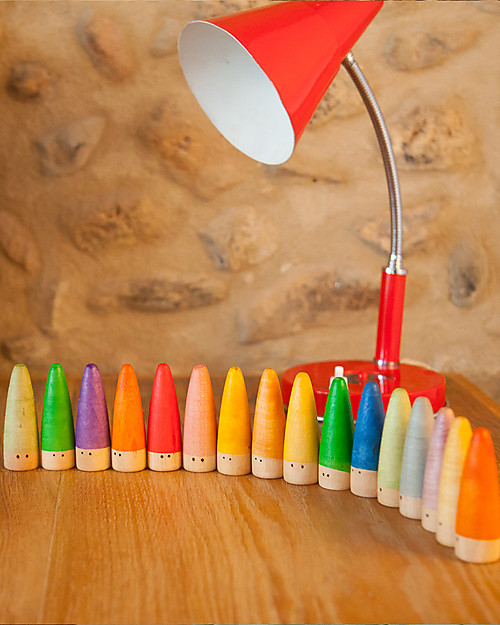 Grapat Sticks - Six Colours - Sustainable Wood Montessori Toys