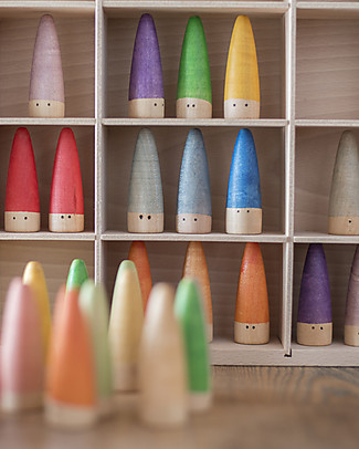 Grapat Sticks - Six Colours - Sustainable Wood Wooden Blocks and Construction Sets