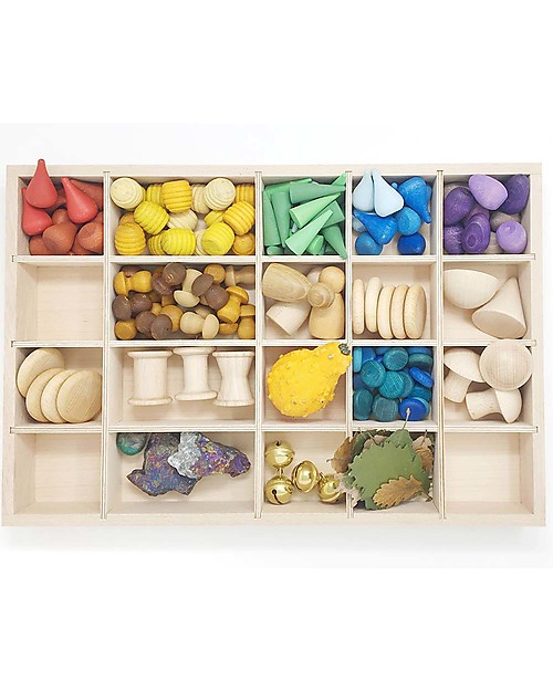 Grapat Tinker Tray - Natural and Sustainable Wood Montessori Toys