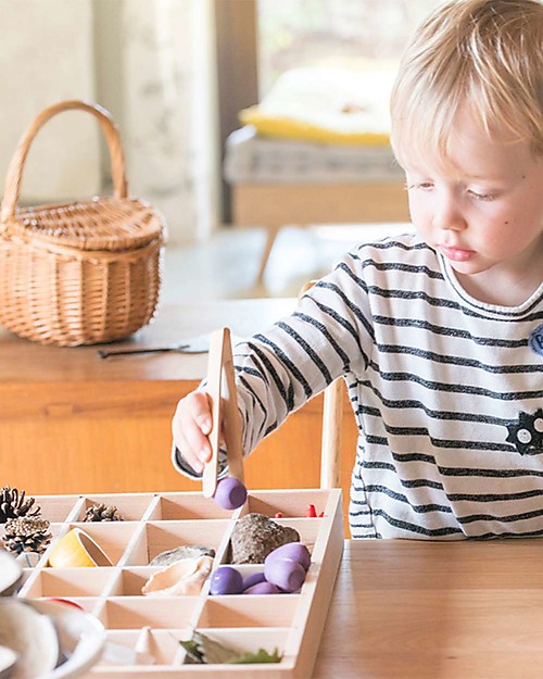 Grapat Tinker Tray - Natural and Sustainable Wood Montessori Toys