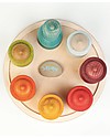 Grapat Weekly Calendar of the 7 Moons - Rainbow Colour - Sustainable Wood Montessori Toys