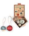 Grapat Wish Balls - Creative Wooden Spheres - 5 Pieces Montessori Toys