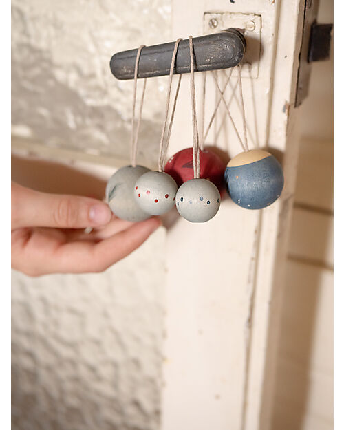 Grapat Wish Balls - Creative Wooden Spheres - 5 Pieces Montessori Toys