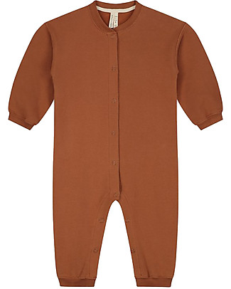 Gray Label Baby Baseball Suit - Autumn - GOTS Organic Cotton Fleece Babygrows