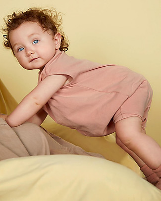 Gray Label Baby Grow - Rustic Clay - 100% Organic Cotton Short Rompers