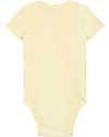 Gray Label Baby Onesie - Mellow Yellow/Cream Stripes - Organic Cotton Short Sleeves Bodies