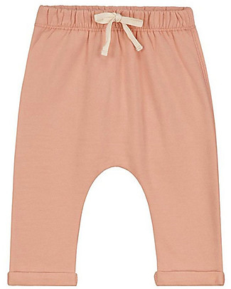 Gray Label Baby Pants - Rustic Clay - Elasticated Organic Cotton Fleece Trousers