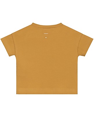Gray Label Baby Short Sleeves Tee Henley - Mustard Long Sleeves Tops