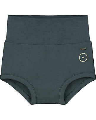 Gray Label Baby Shorts - Blue Grey - 100% Organic Cotton Jersey Shorts